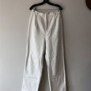 James Street Co. White Cotton Pants